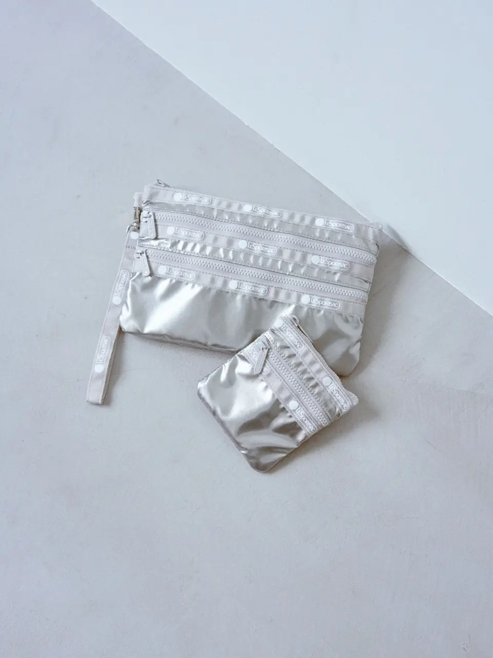 ひとりっぷ×LeSportsac レスポートサック コラボ　ジップポーチセット