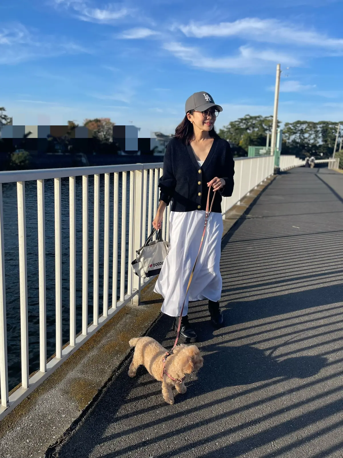 ネイビー×ホワイトコーデでお散歩＆バースの画像_3