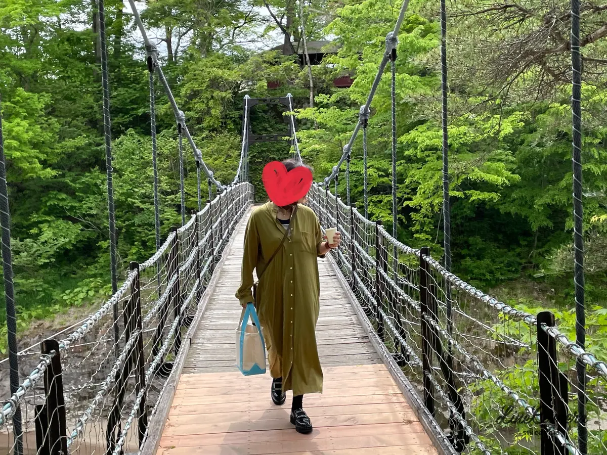 新緑の渓谷で、お団子を食す🍡の画像_8