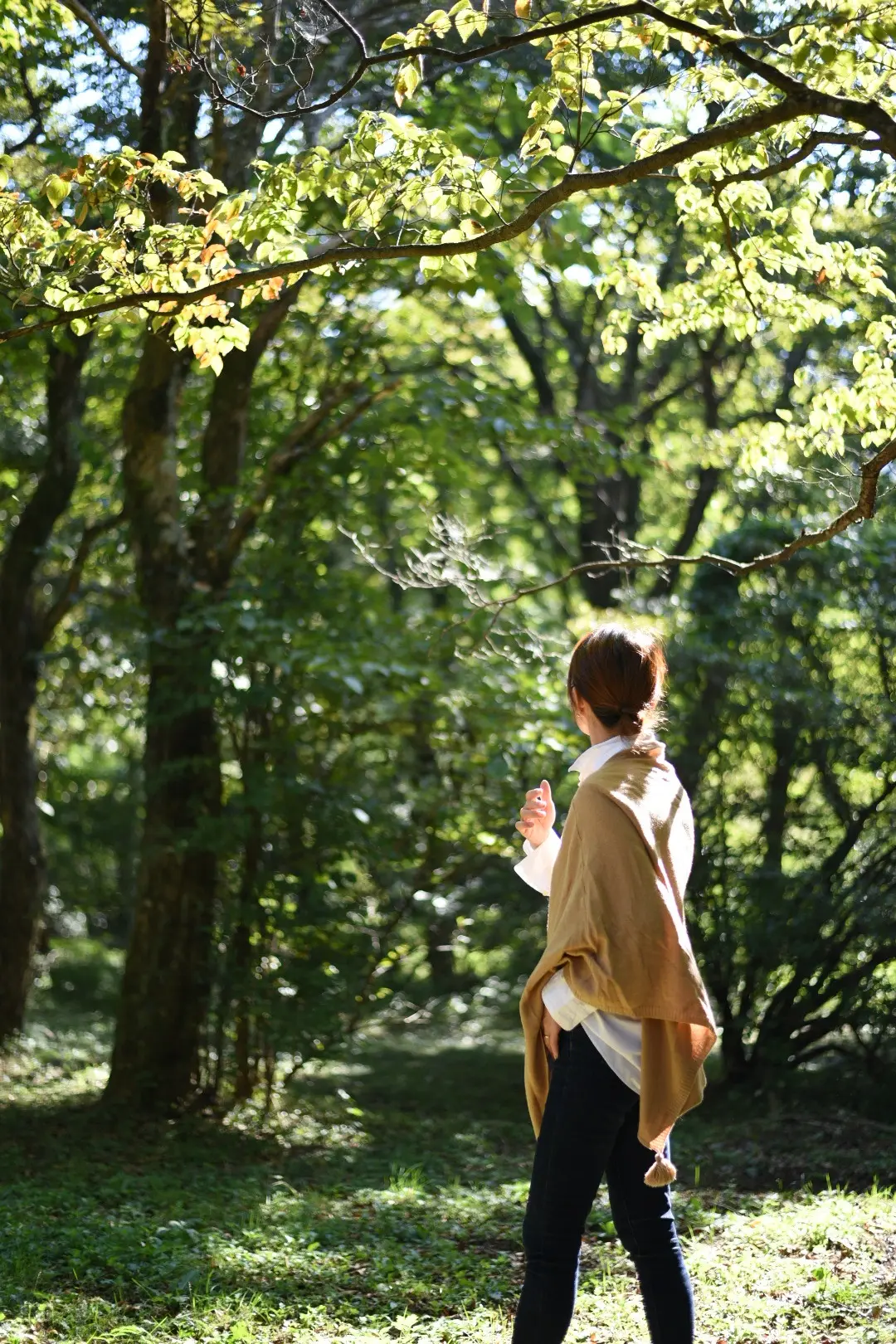 ニットポンチョで紅葉前の箱根への画像_3