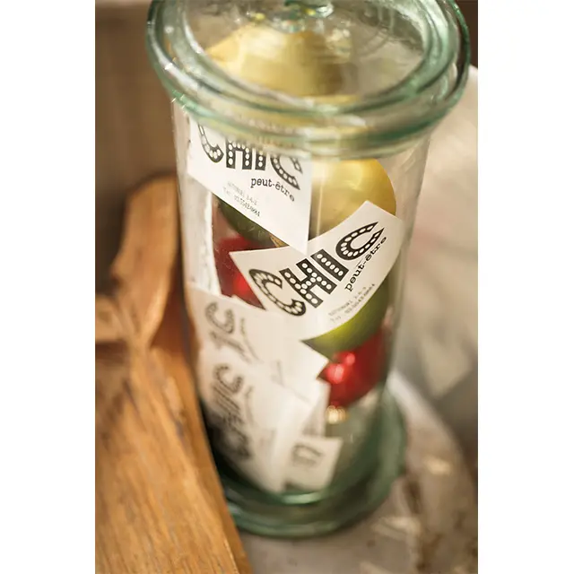 エントランスにショップカード