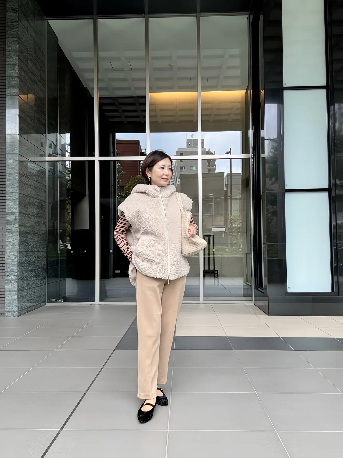 ユニクロスウェットパンツをあったかキレイの画像_4