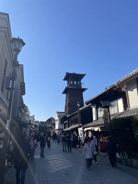 川越「時の鐘」の風景
