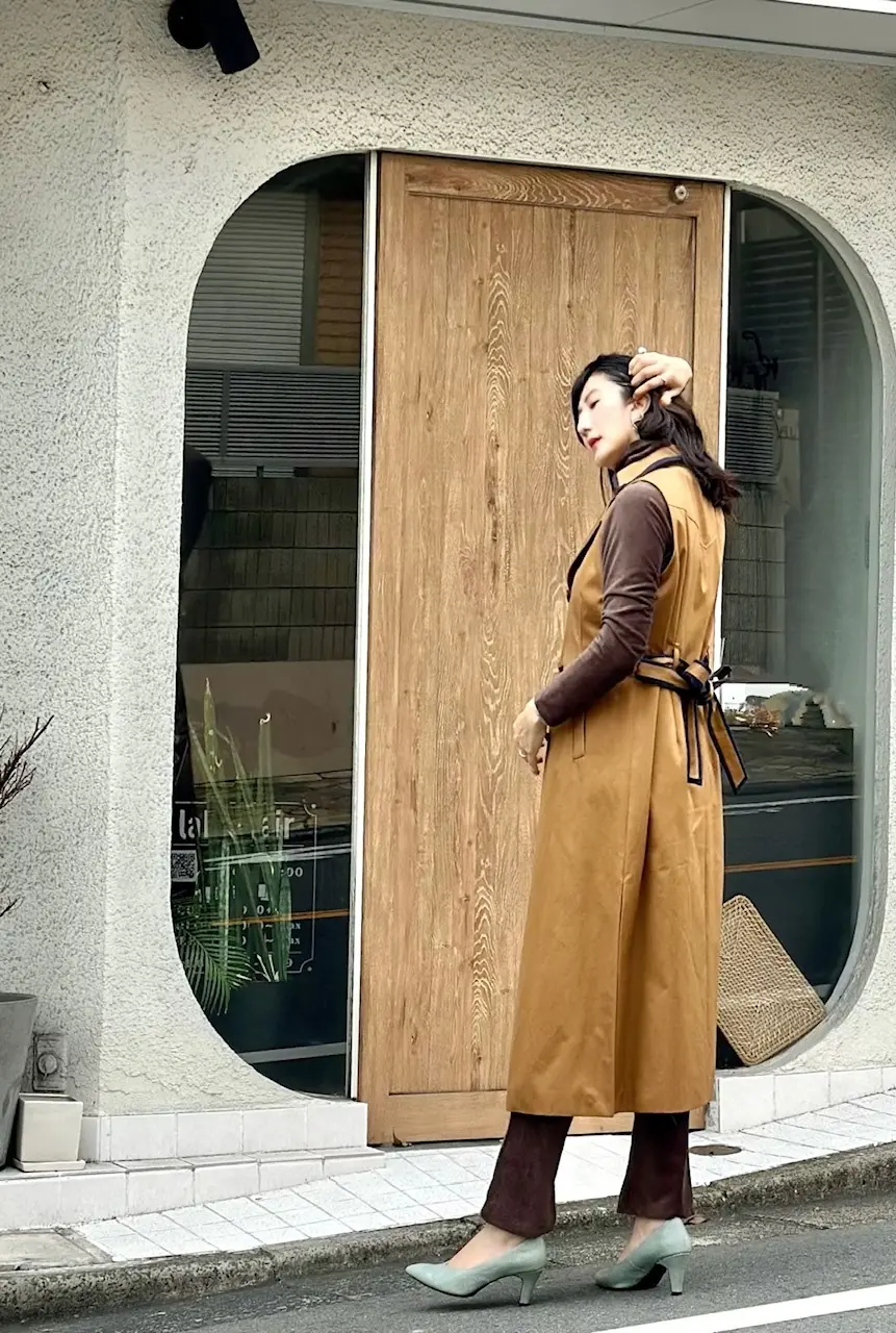 ブラウンコーデで、初秋の湘南旅の画像_4