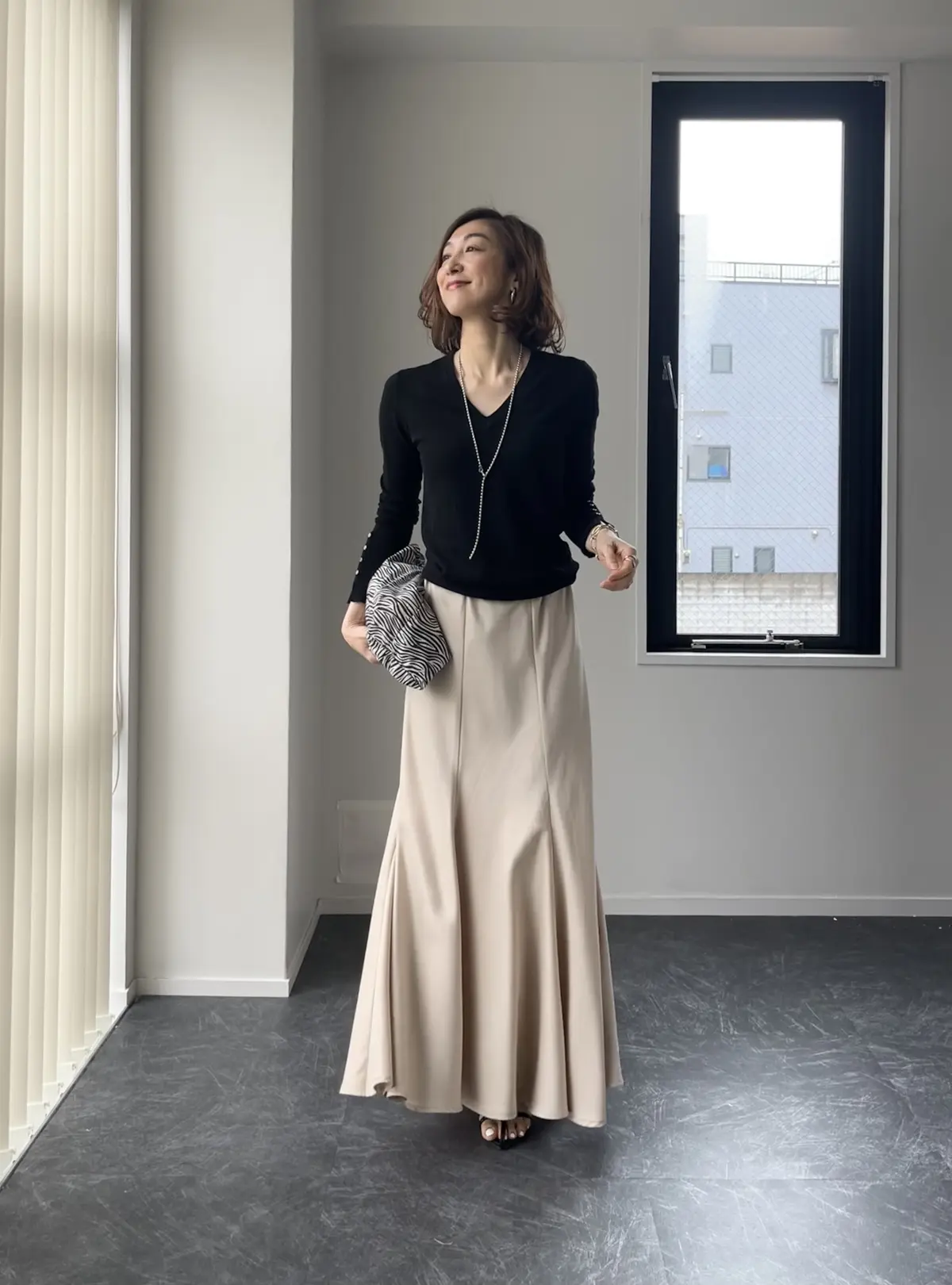 モノトーン3コーデ★プチプラ黒＋重め白ボの画像_1