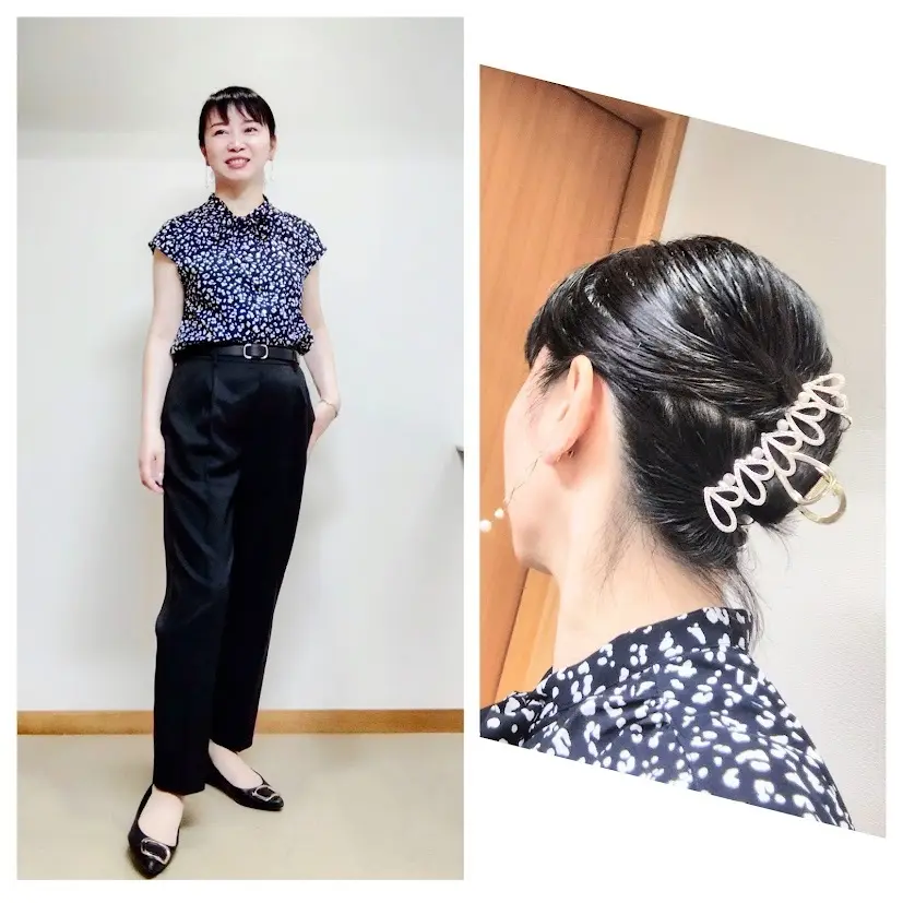 9月前半。アラフィフ秘書お仕事毎日服の画像_3