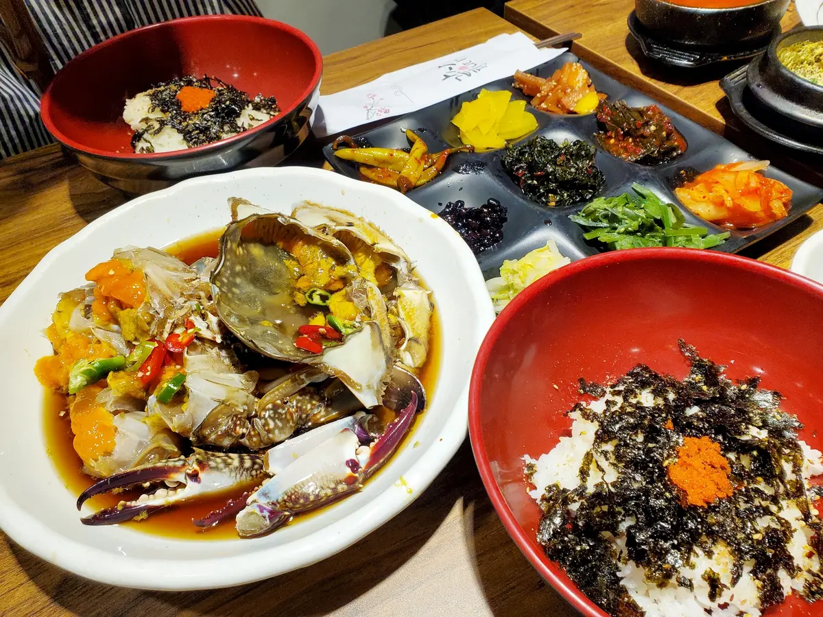 カンジャンケジャン定食