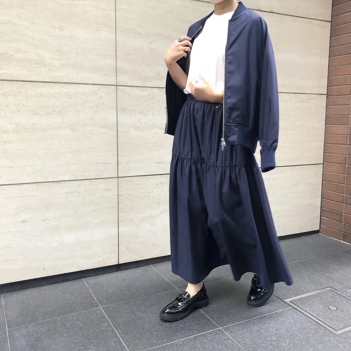 季節の変わり目にぴったりのブルゾンが登場！E by eclat MA－1風ブルゾン