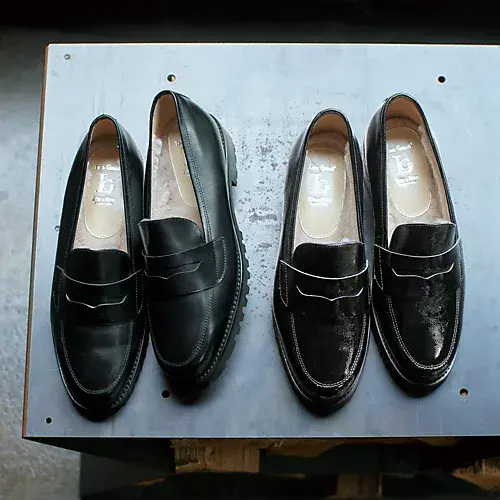 Luca Grossi ムートンつきローファー ￥28,600