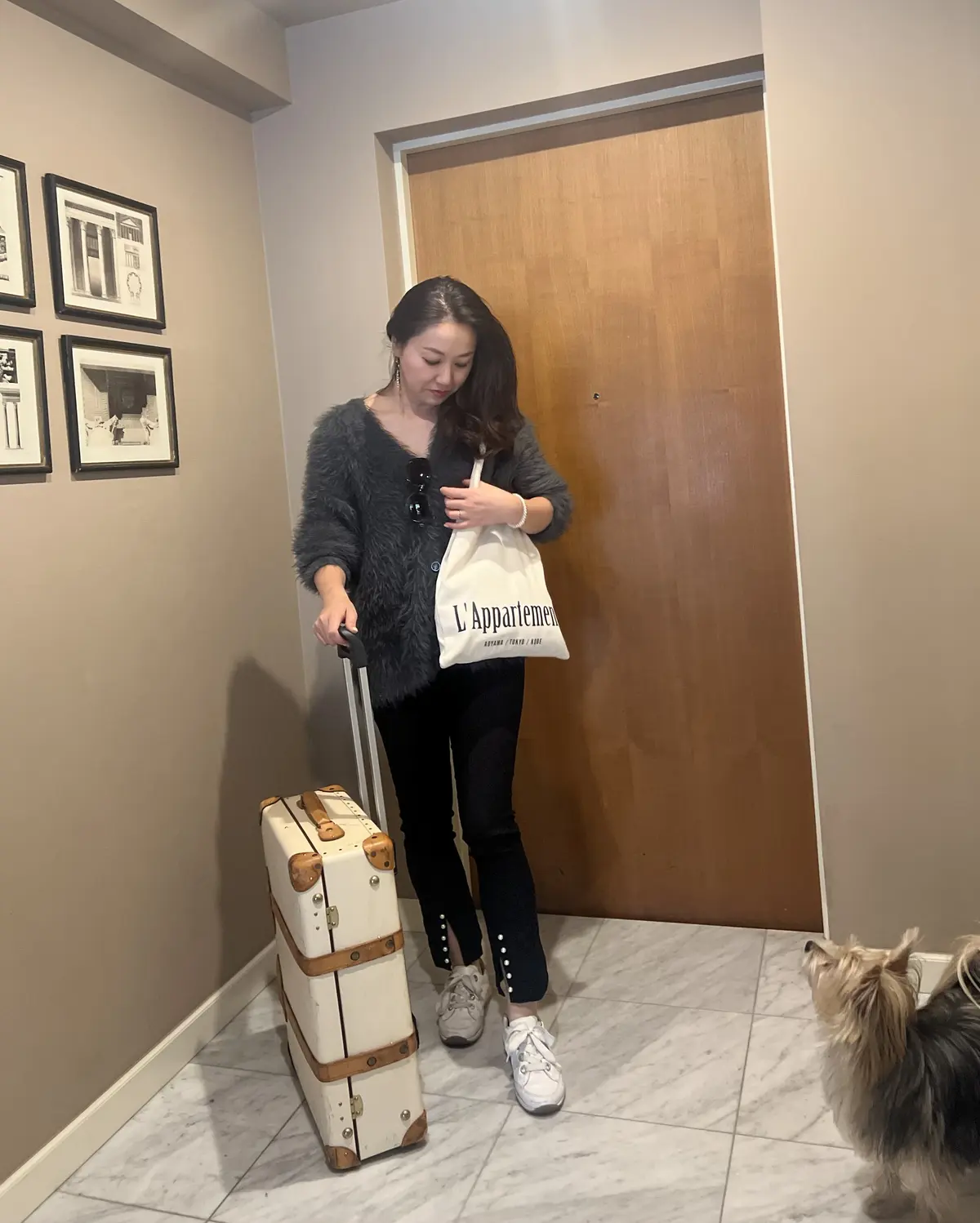 ワンコ旅出発時のコーデ