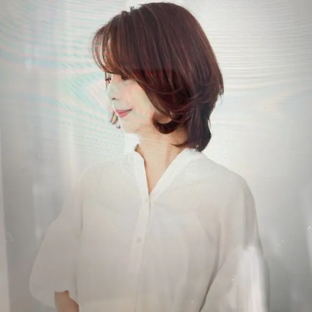 白髪に負けない！暖色カラーで艶々ヘアへの画像_5