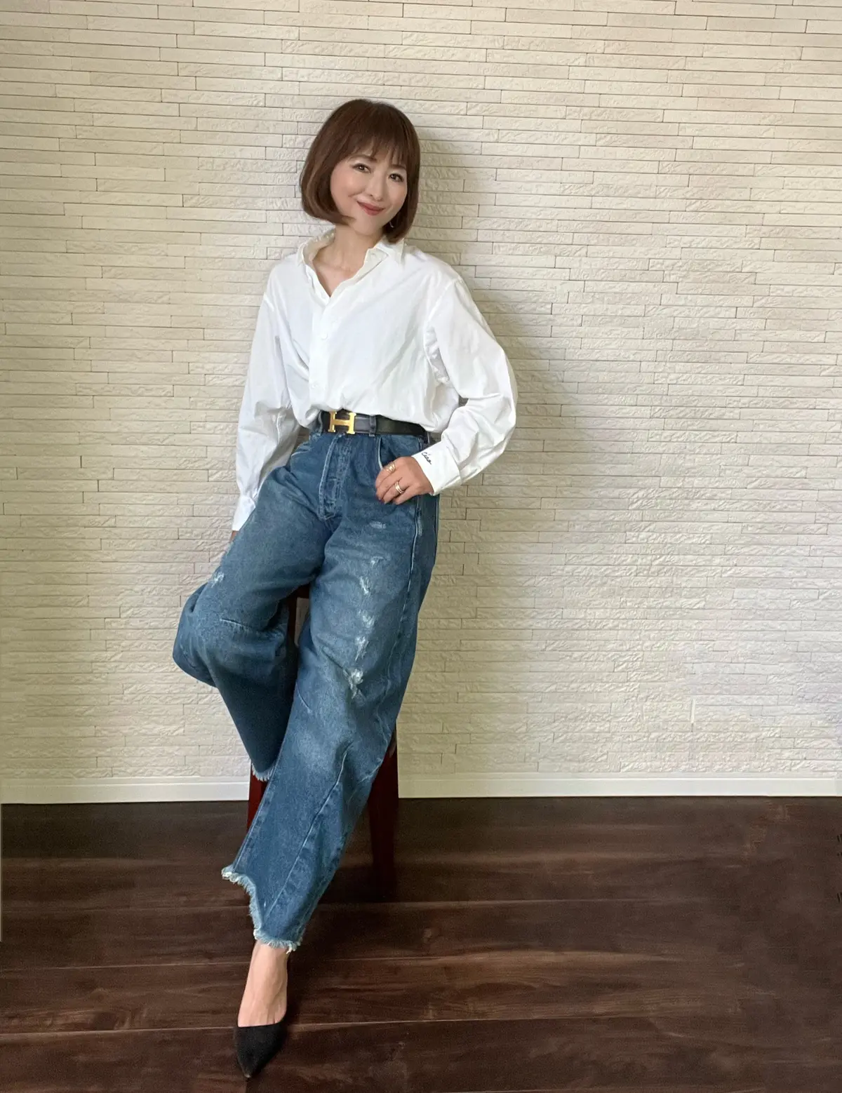 ゆったりデニムとゆったりパンツ 〜#chの画像_5