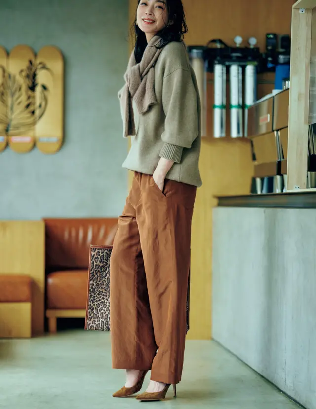 ラクなのにおしゃれ見えするリラクシーパンツ