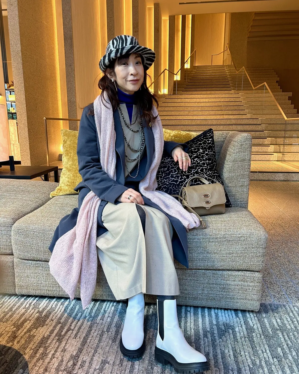 お出かけ気分を盛り上げるゼブラ柄ハット！の画像_4