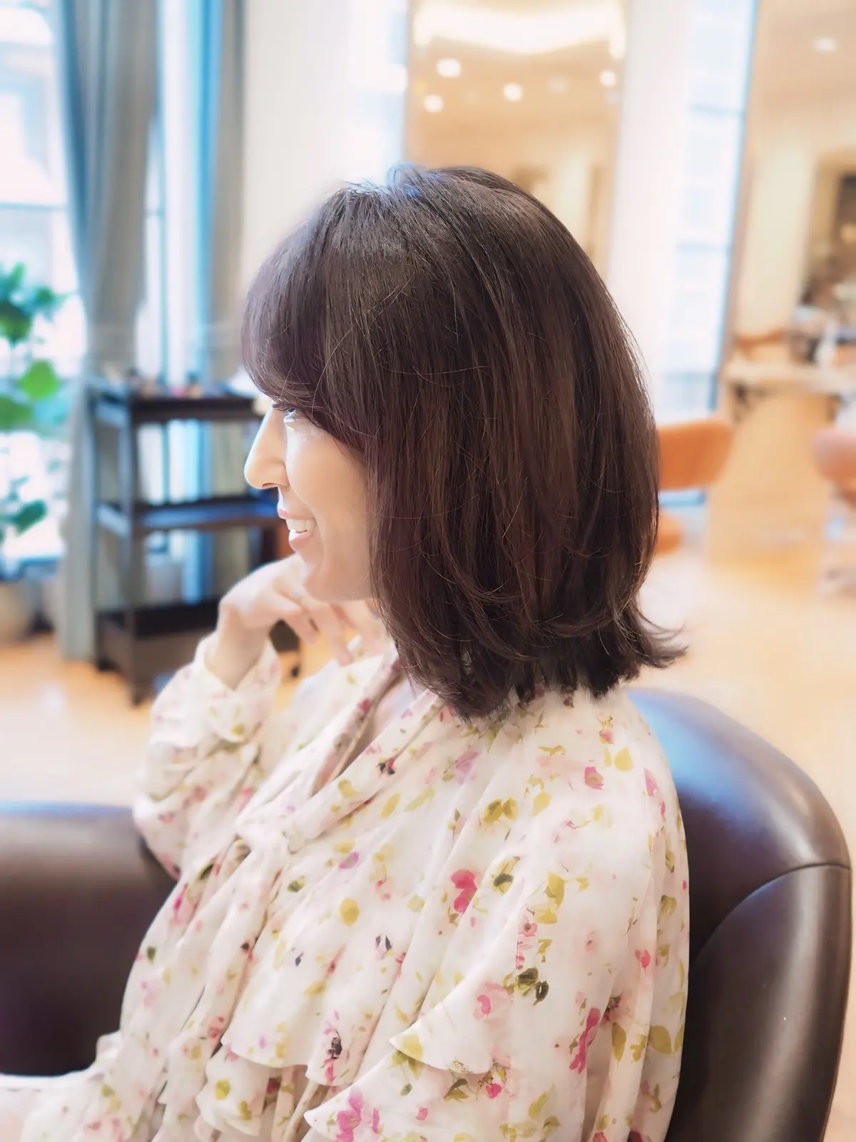 夏のミディアムヘア