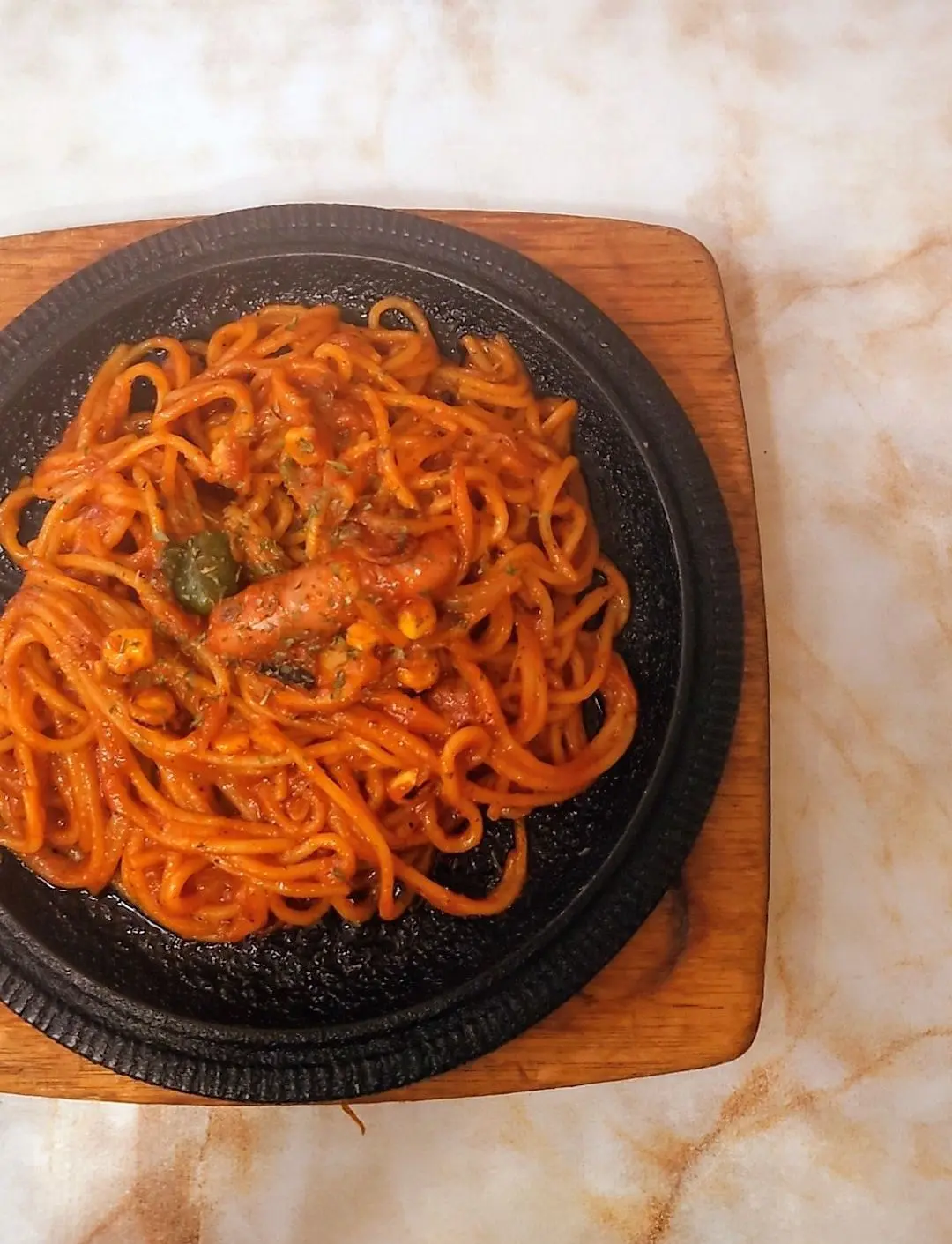 ミルクハウスのナポリタン