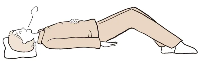横になっているときの骨盤底筋トレーニングのやり方