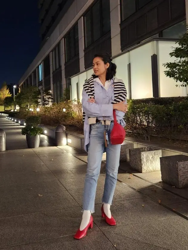 シンデレラパンプスで褒められコーデの画像_1