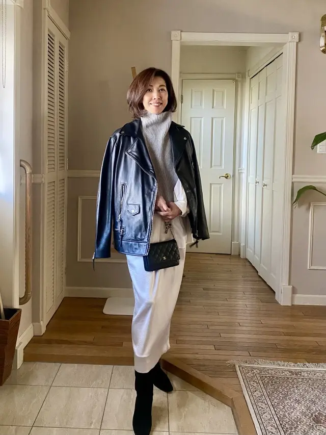 ライダース✖️ブーツでお出かけの画像_1