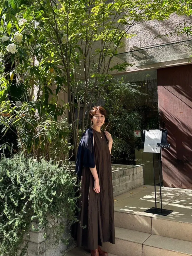 一足早く秋色コーデでお出かけして食欲の秋の画像_2