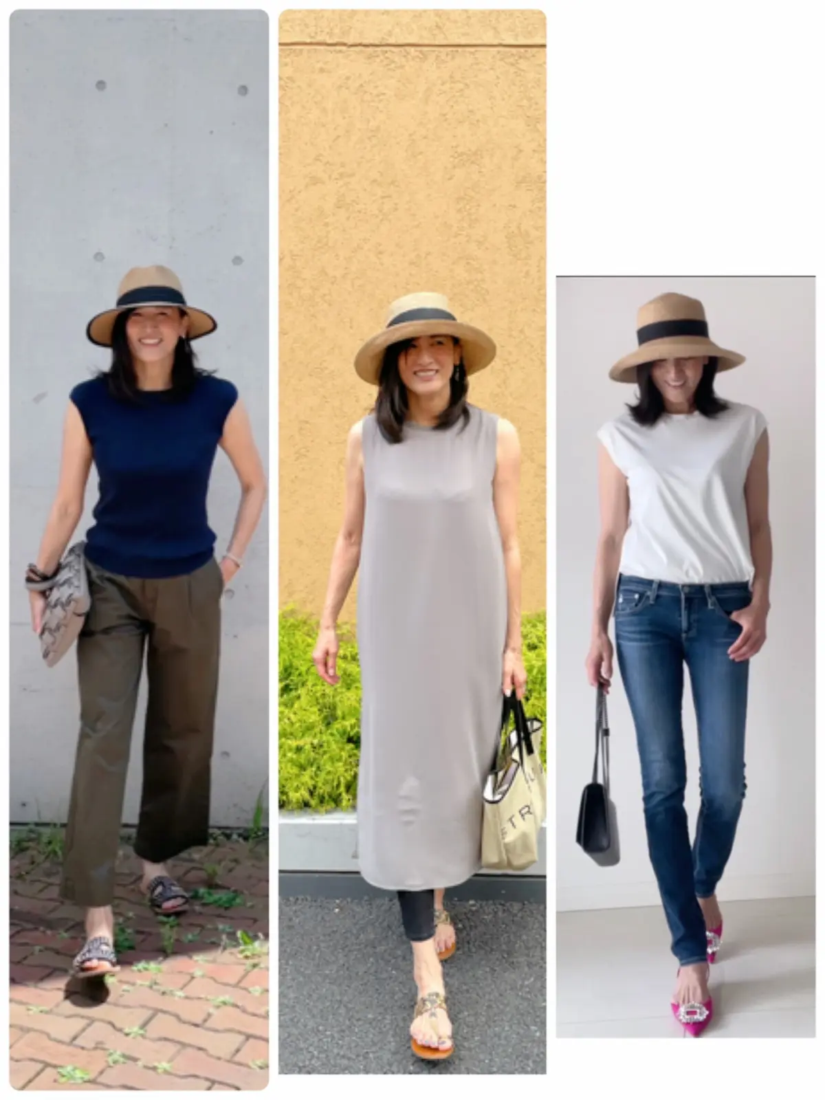 渋色コーデで、夏から秋へシフトの画像_4