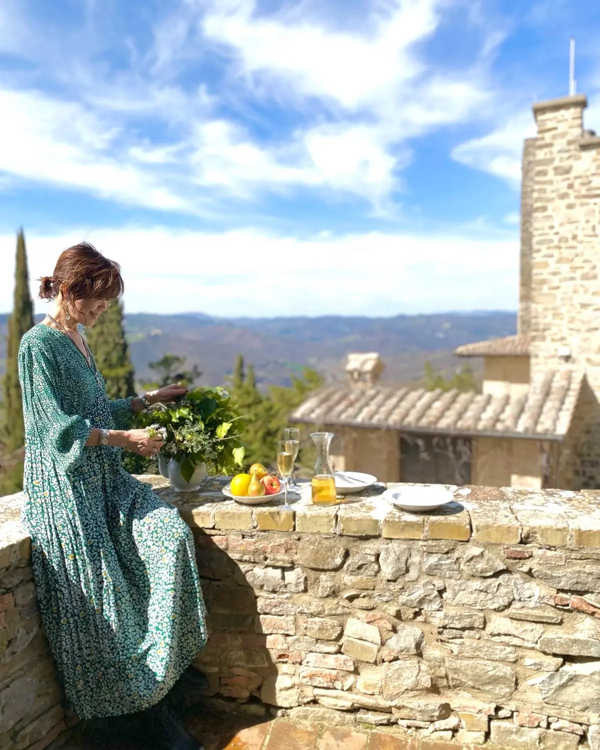 イタリア　中世の古城