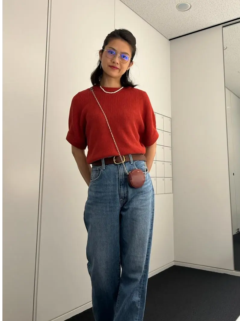 大人可愛い赤ニットのススメ♡の画像_2