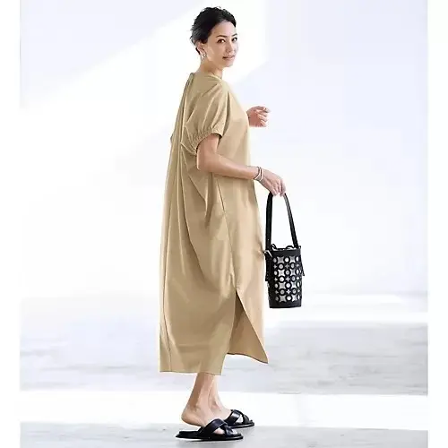 【50代 ワンピース】気温28度でも快適の画像_7