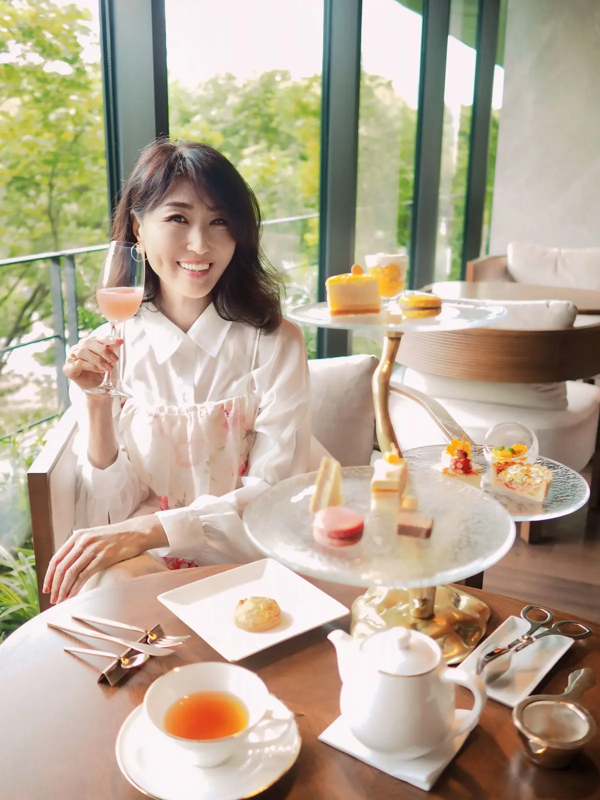 今回のテーマは、「Exotic Tropic」。ピエール エルメとのコラボレーションアフタヌーンティー