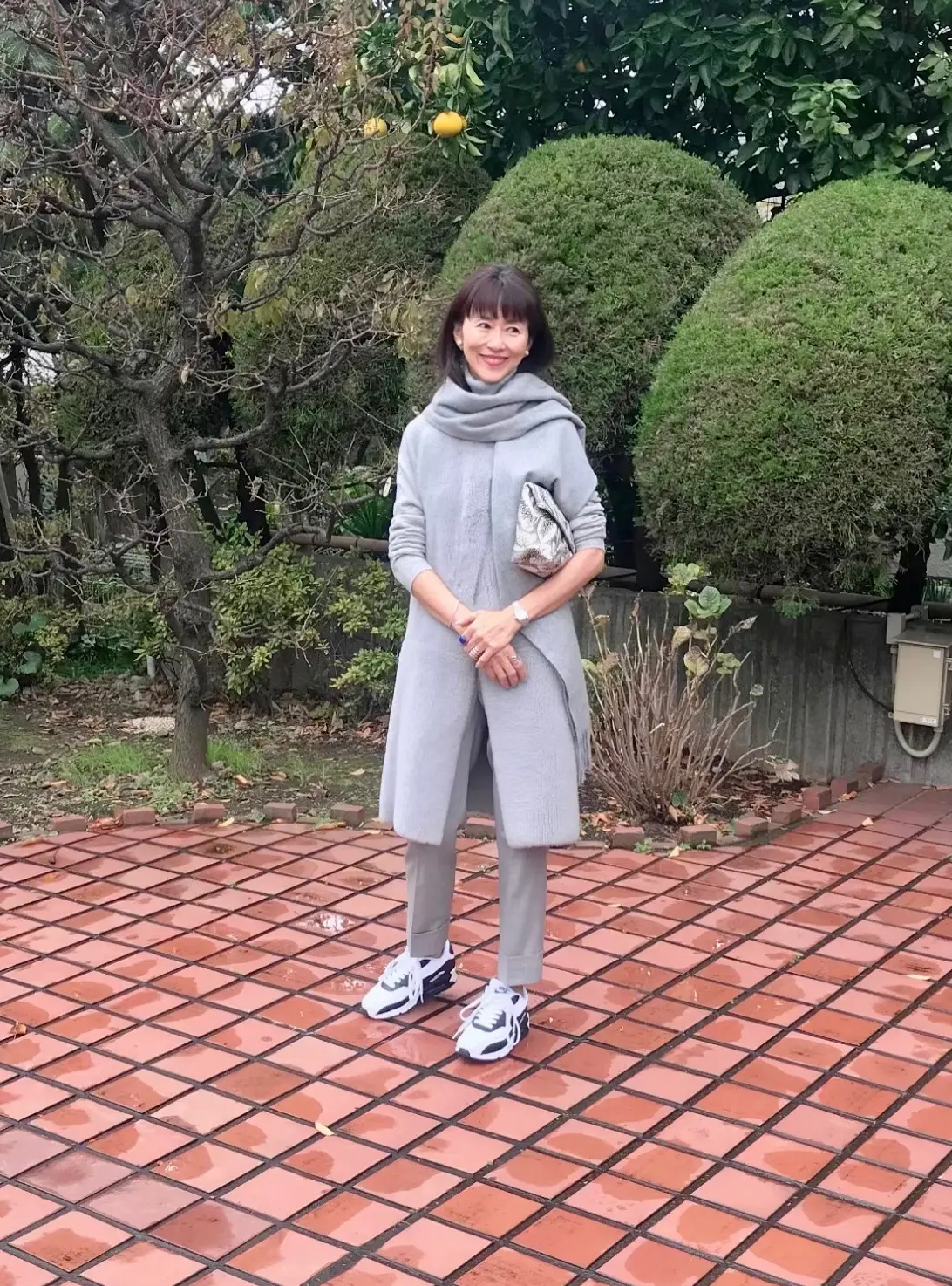 カシミアストールでぬくぬく幸せコーデ♪の画像_4