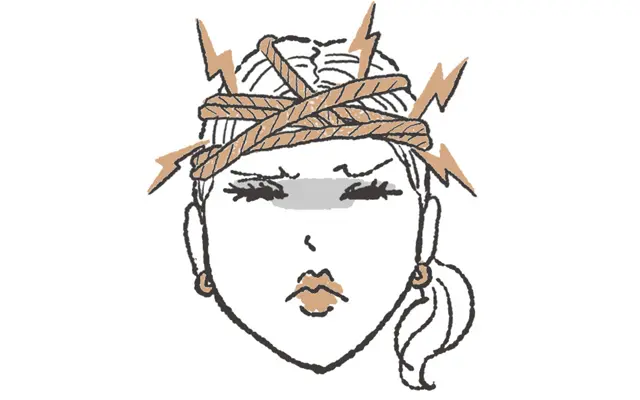 ギューっと締めつけられるように痛む【緊張型頭痛】