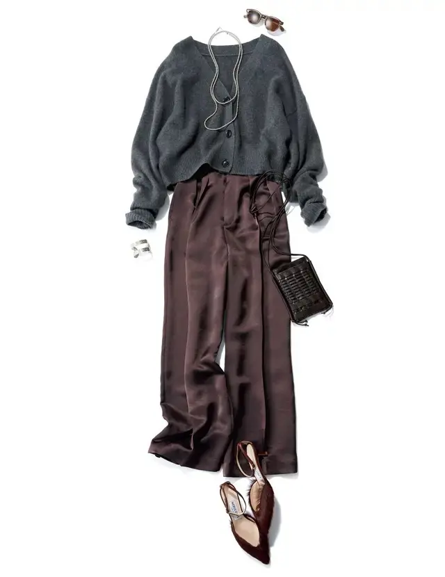 ブラウン×グレー