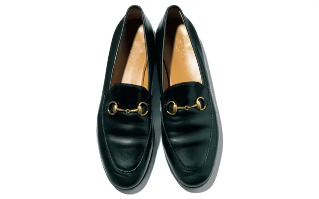 【GUCCI】レザーホースビットローファー