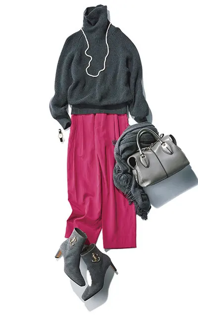 ピンク　パンツ