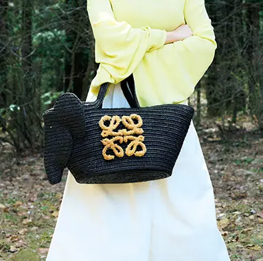 50代が上品に持てる人気ブランドの「かごバッグ」