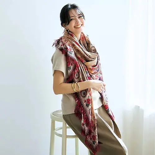 Pierre-Louis Mascia シルクストール ￥57,970