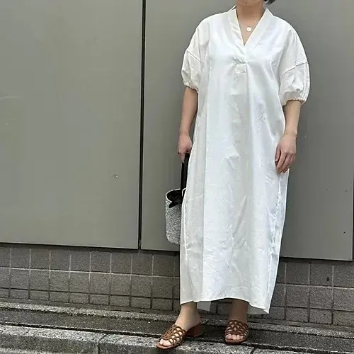 【50代 ワンピース】初夏の大人のワンピの画像_6