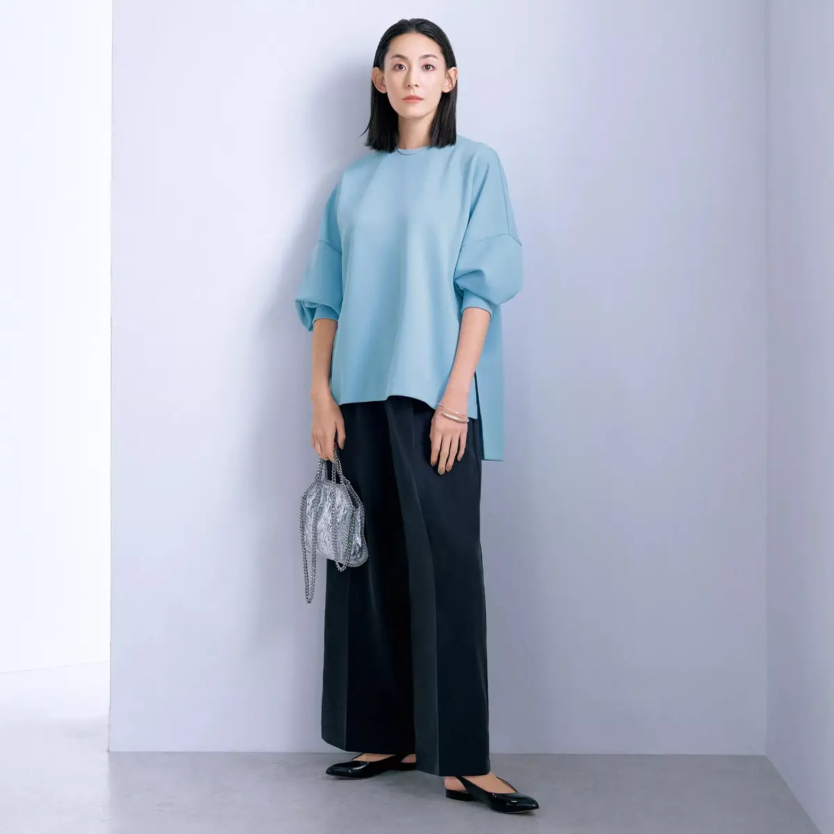 E by eclat 美脚イージーパンツ ￥17,600