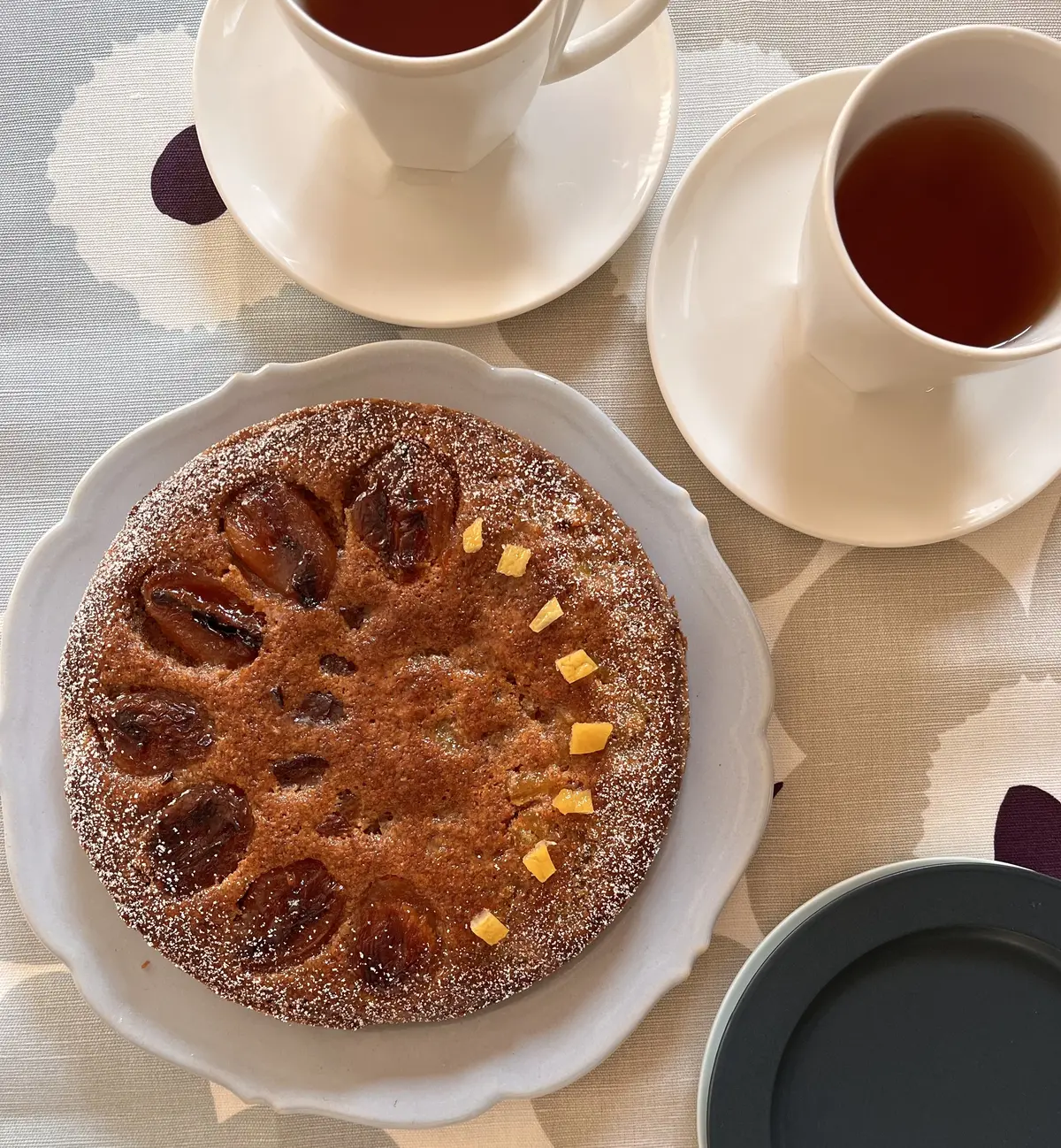 杏と柚子のタルト