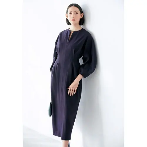 VERMEIL par iena×eclat  パフスリーブワンピース   ￥27,000+税  