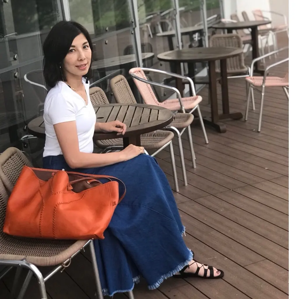 大人のマキシスカートはデニム素材での画像_2