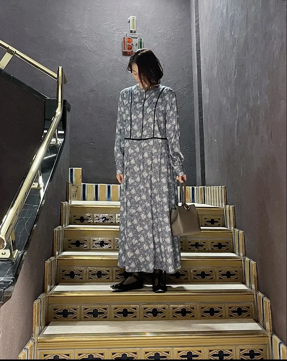 柄ワンピでプリンアラモード＆神保町カレーの画像_11