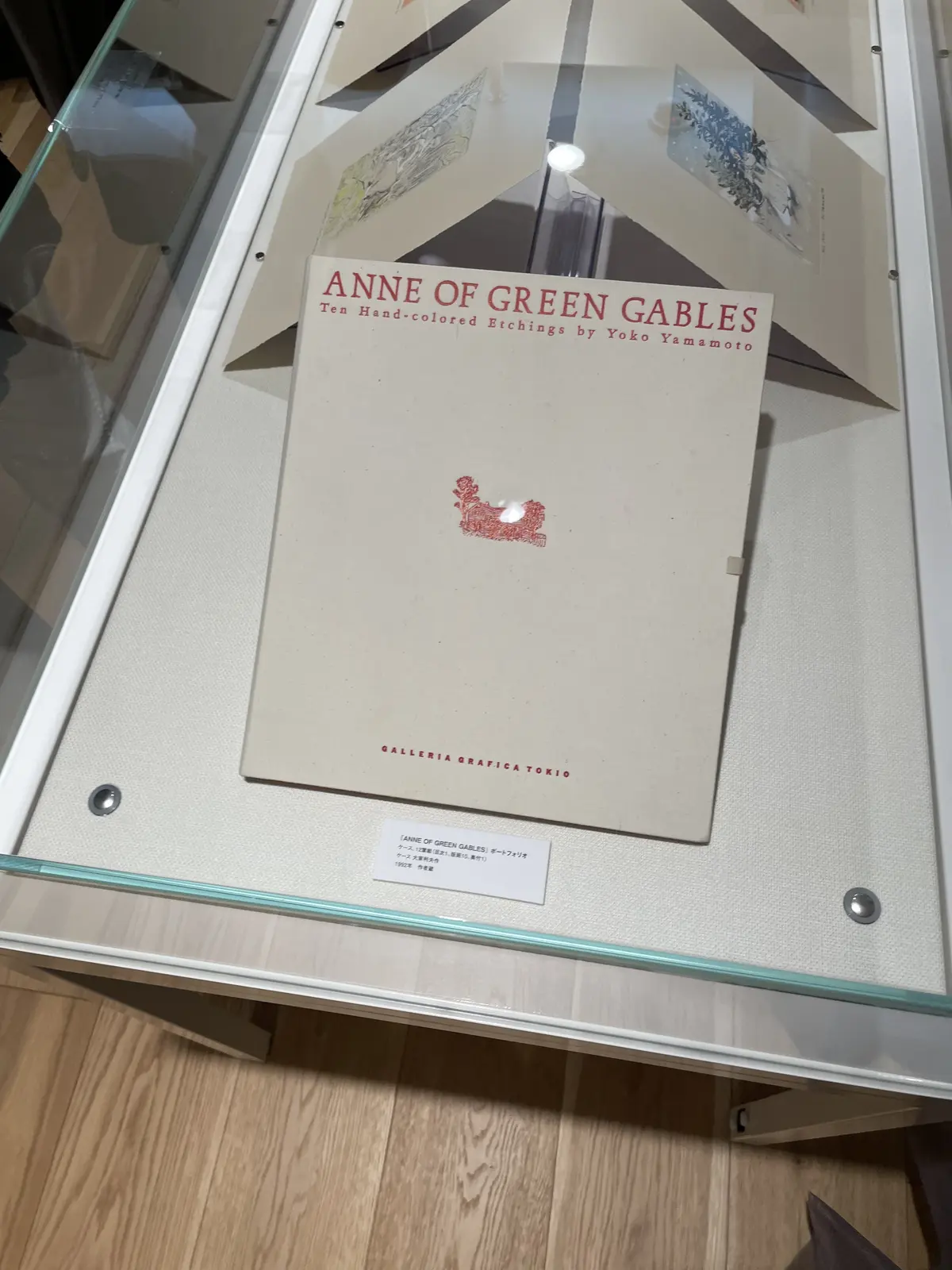 制作道具、早稲田、館内、早稲田大学、早稲田大学 国際文学館、村上春樹ライブラリー、銅版画作家、山本容子、作品展、山本容子版画展、赤毛のアン