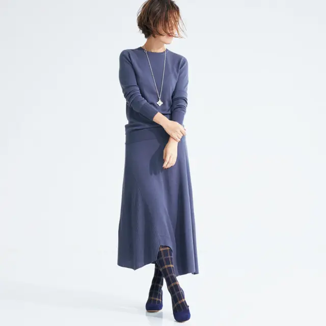 大草直子　パンプス×タイツ　冬の小物使い