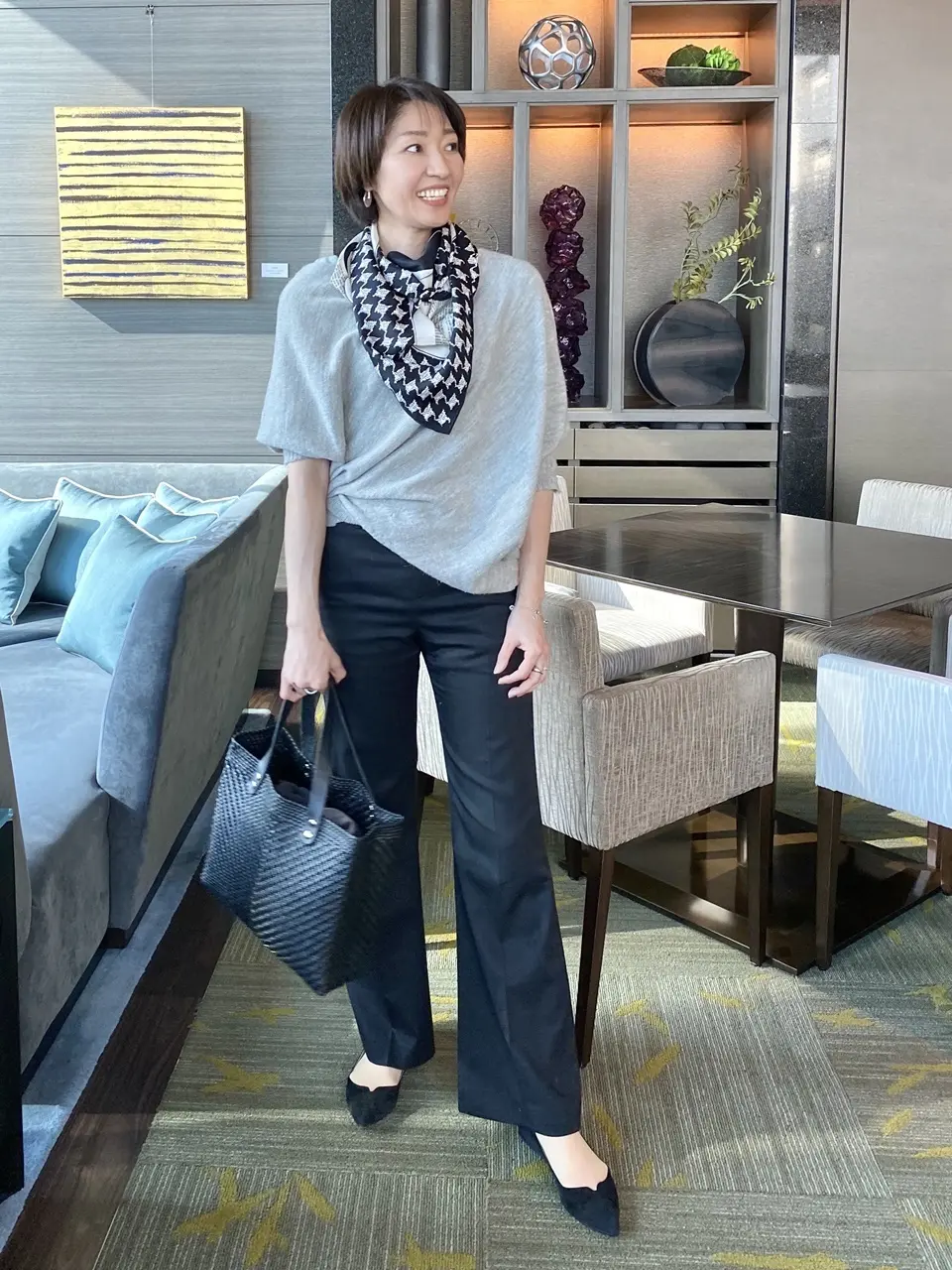 50代フラット靴