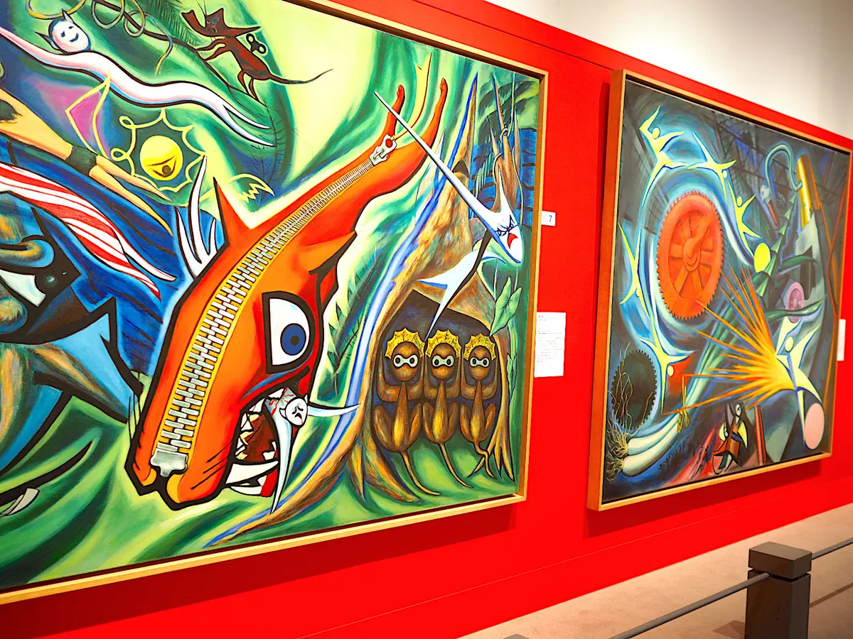 岡本太郎《森の掟》1950年　