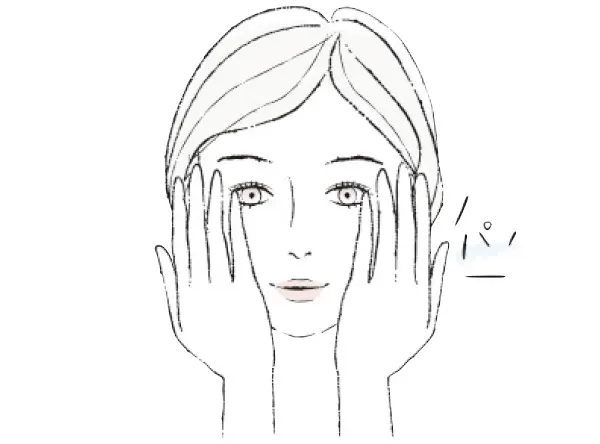 「圧出（あっしゅつ）クレンジング」でクルクル摩擦をなるべく減らす