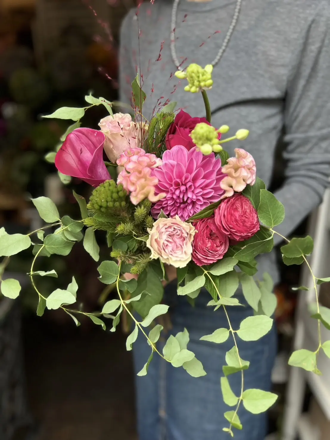 ほんのり秋を感じるブーケの画像_6