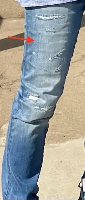 デニム拡大写真