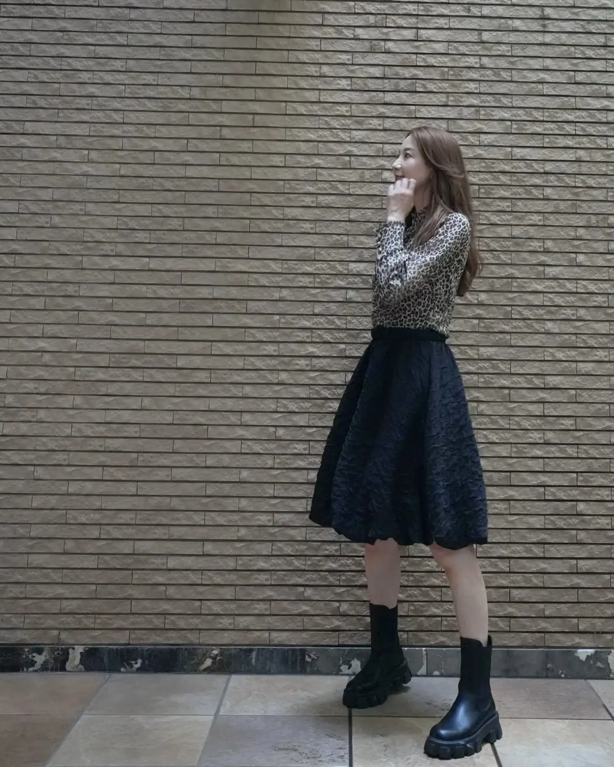 レオパードブラウス🤎🖤抜け感コーデ🍂の画像_5